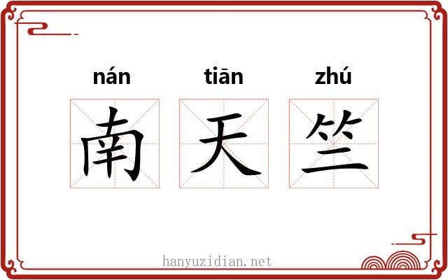 南天竺 南天竺