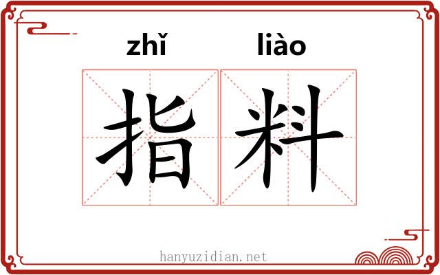 指料
