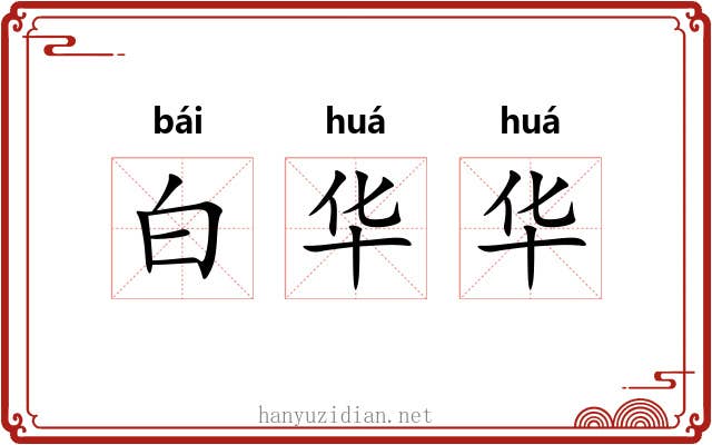 白华华 白华华