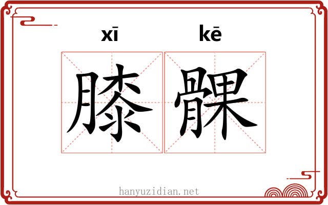 膝髁