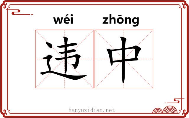 违中 违中