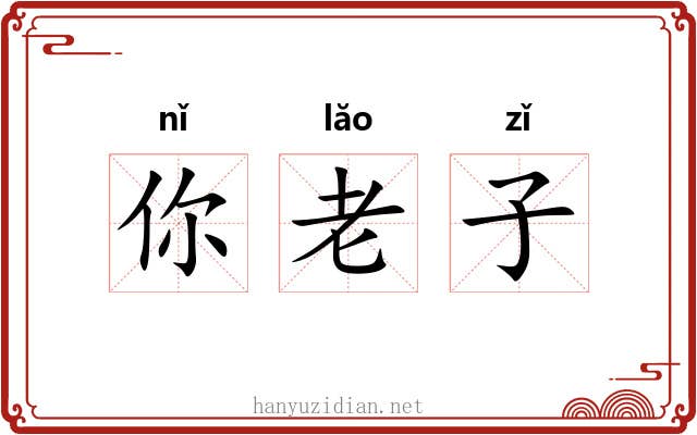 你老子