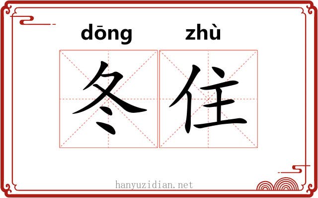 冬住