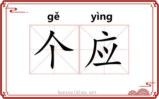 个应