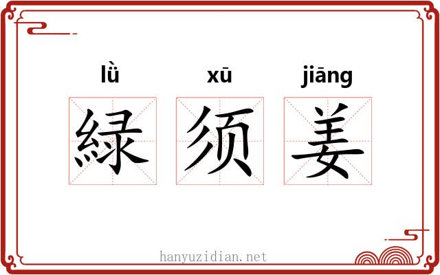 緑须姜