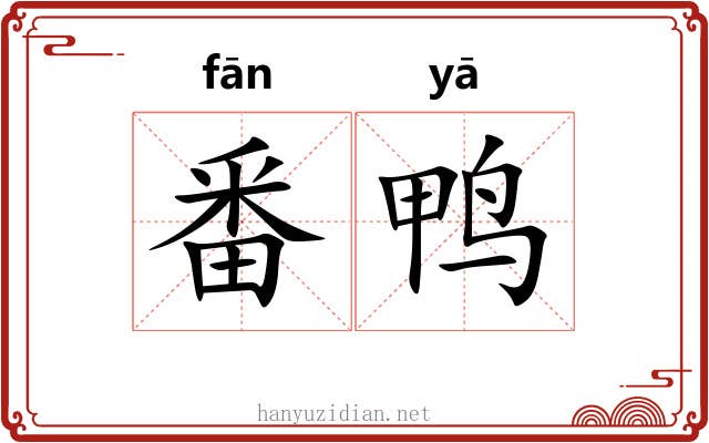 番鸭