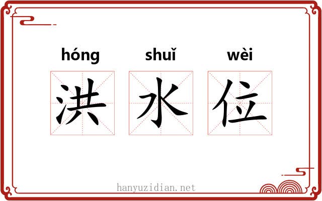 洪水位 洪水位