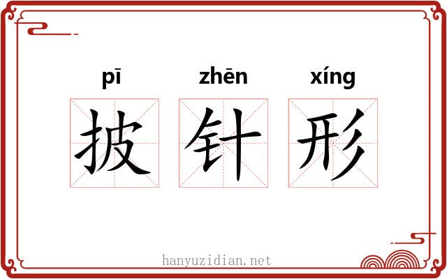 披针形 披针形