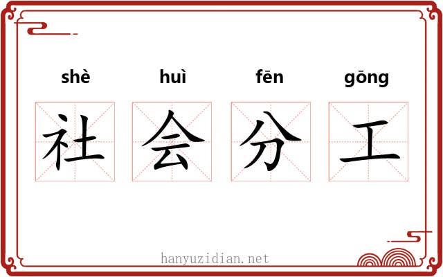 社会分工 社会分工