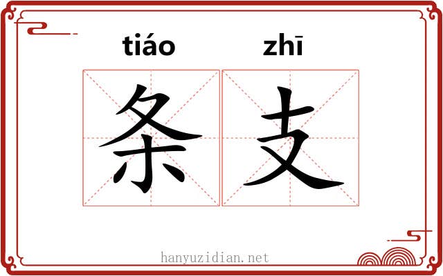 条支