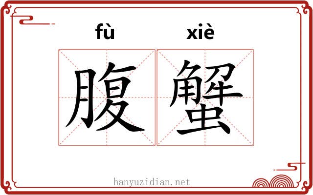 腹蟹 腹蟹