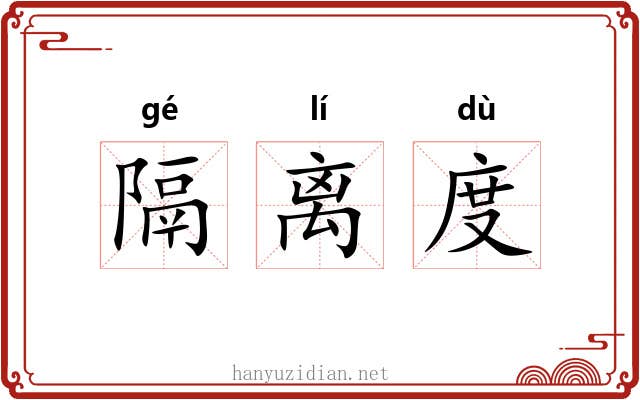 隔离度 隔离度