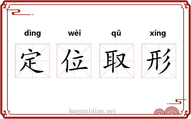 定位取形 定位取形
