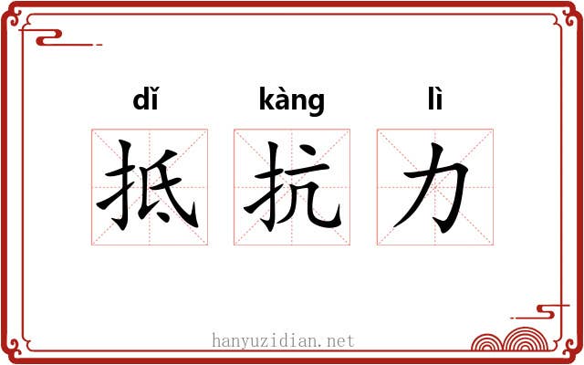 抵抗力