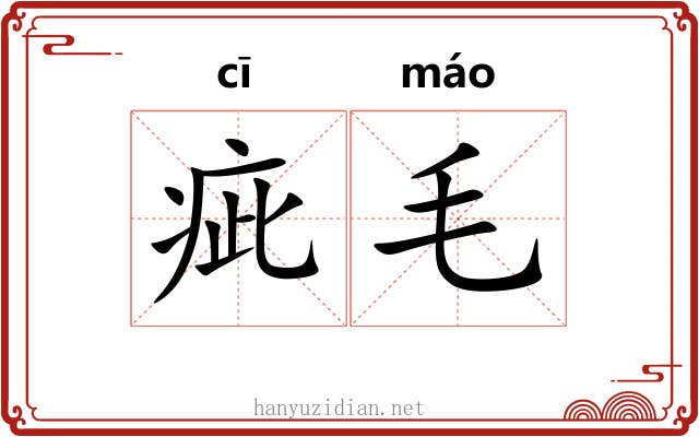 疵毛 疵毛