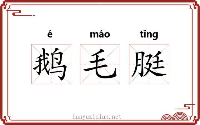 鹅毛脡 鹅毛脡