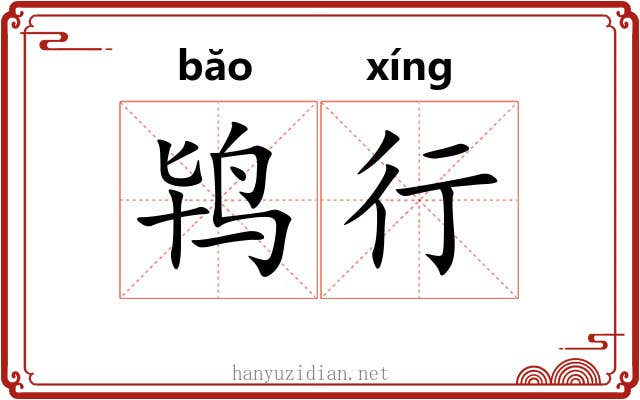 鸨行 鸨行