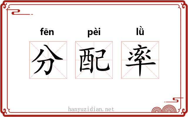 分配率