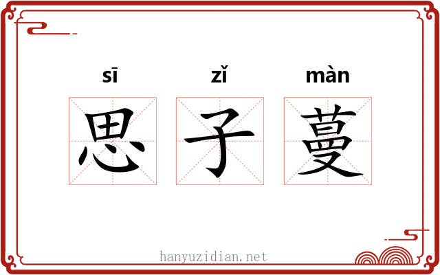 思子蔓 思子蔓