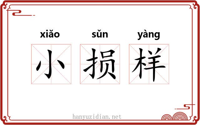 小损样 小损样