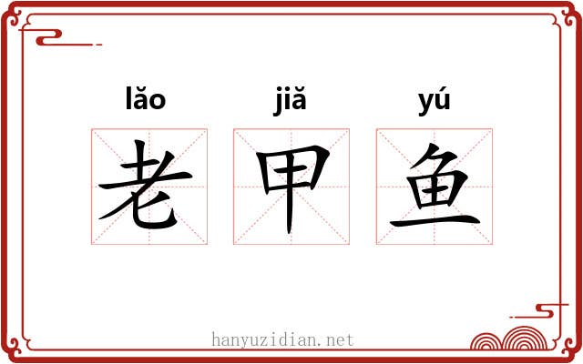 老甲鱼 老甲鱼