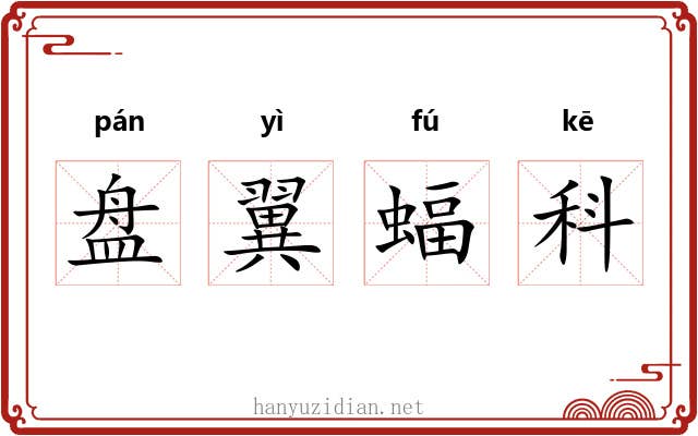 盘翼蝠科 盘翼蝠科