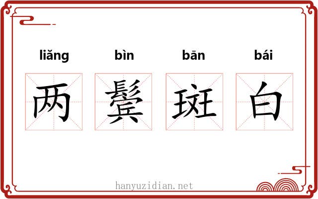 两鬓斑白 两鬓斑白