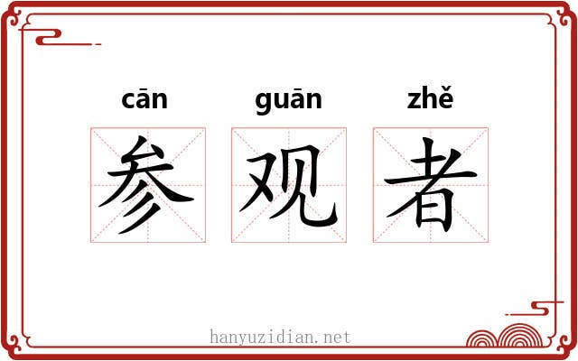 参观者
