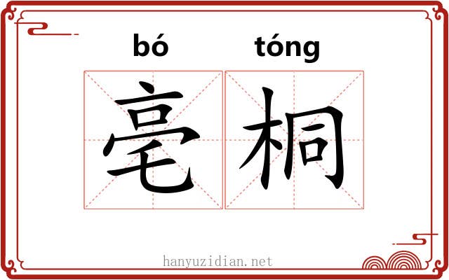 亳桐