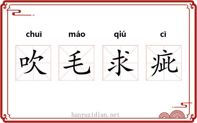 吹毛求疵
