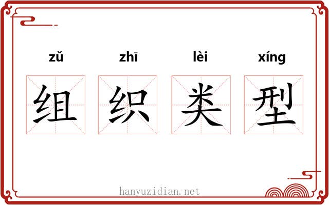 组织类型 组织类型