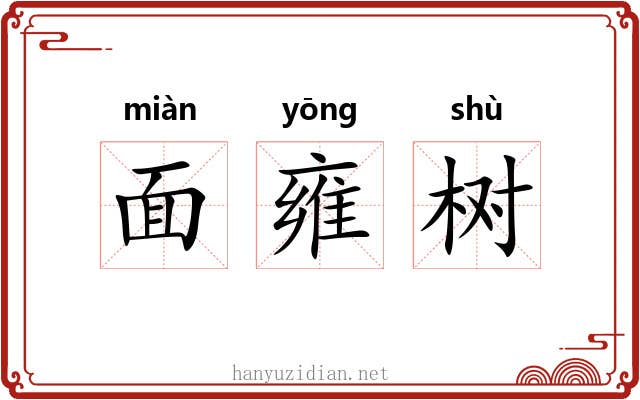 面雍树