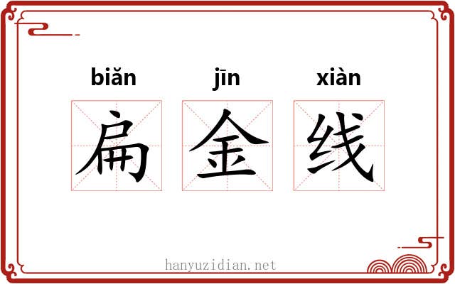 扁金线 扁金线