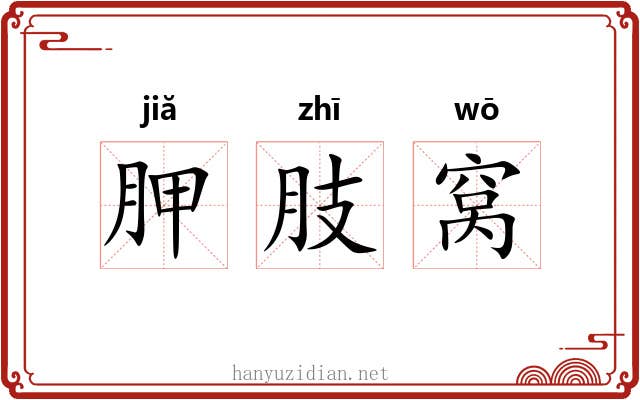 胛肢窝 胛肢窝
