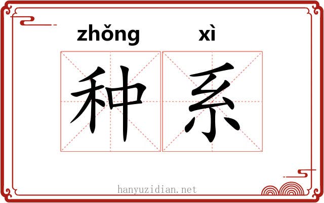 种系 种系