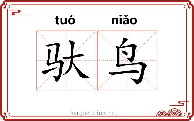 驮鸟
