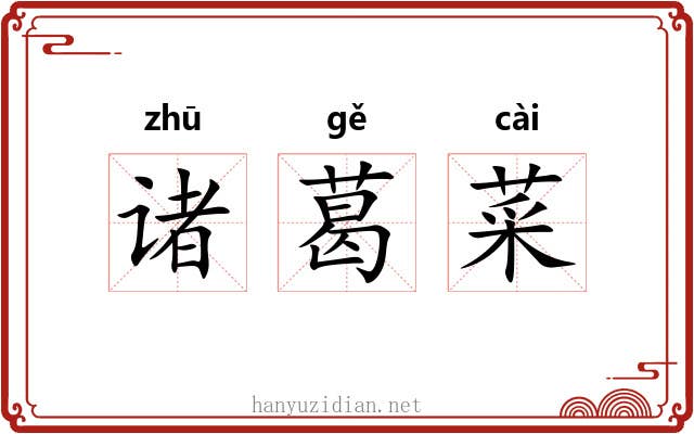 诸葛菜 诸葛菜