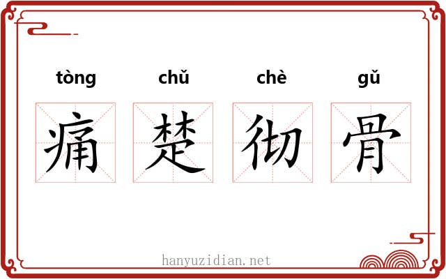 痛楚彻骨