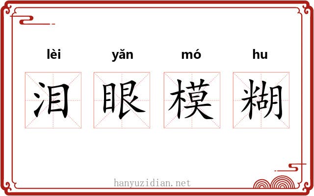 泪眼模糊
