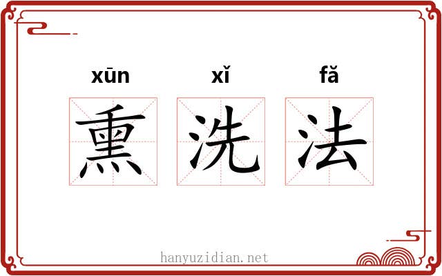 熏洗法