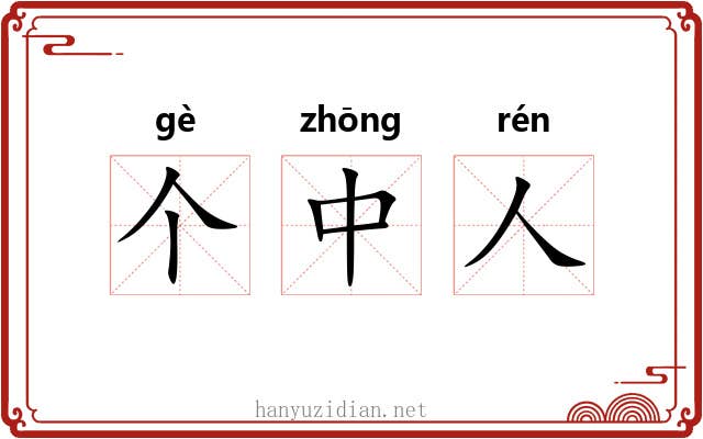 个中人 个中人