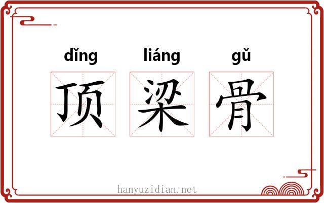 顶梁骨 顶梁骨