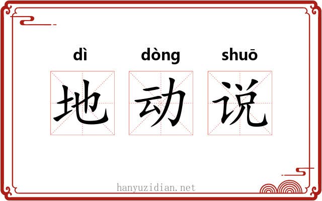 地动说 地动说