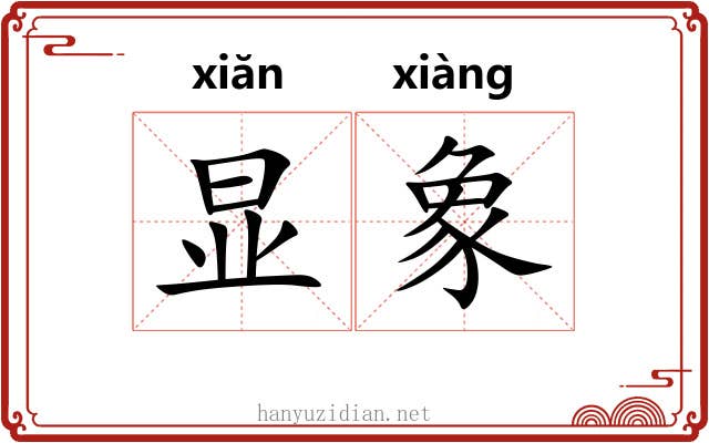 显象