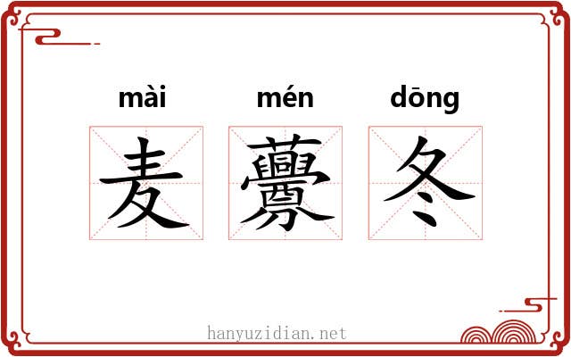 麦虋冬