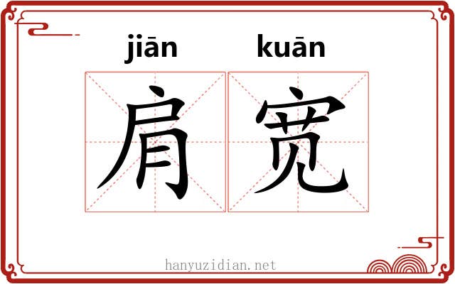 肩宽