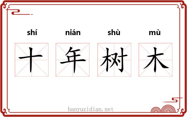 十年树木 十年树木