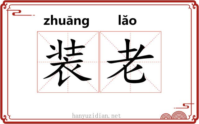 装老 装老