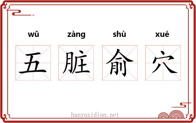 五脏俞穴 五脏俞穴