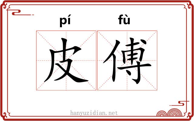 皮傅